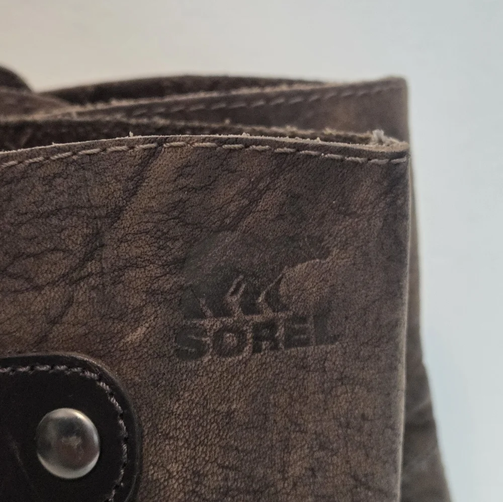 SOREL Joan of Arctic mid wedge boot, women’s 6.5 - Picture 9 of 16